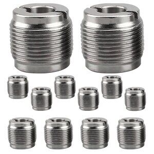 5 Core Mic Stand Adapter 12Pcs 3/8 Female to 5/8 Male Screw Thread Connector